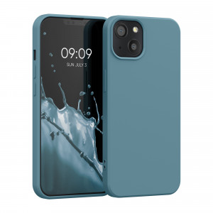 Husa Kwmobile pentru Apple iPhone 13, Silicon, Verde, 55948.207 - Img 1