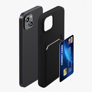 Husa Kwmobile pentru Apple iPhone 14 Plus, Silicon, Negru, 59113.01 - Img 7