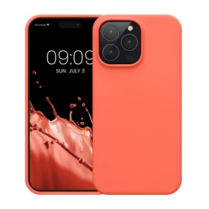 Husa Kwmobile pentru Apple iPhone 14 Pro Max, Roz, Silicon, KWM000016NL036C - Img 2