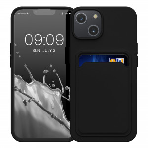 Husa Kwmobile pentru Apple iPhone 14, Silicon, Negru, 59112.01 - Img 2