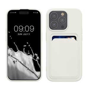 Husa Kwmobile pentru Apple iPhone 15 Pro, Alb, Silicon, KWM000020EO005C - Img 1