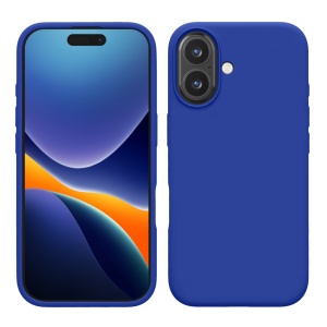 Husa Kwmobile pentru Apple iPhone 16, Albastru, Silicon, KWM000022TU004C - Img 1
