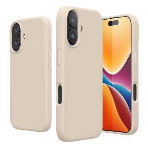 Husa Kwmobile pentru Apple iPhone 16, Crem, Silicon, KWM000022TU010C - Img 2