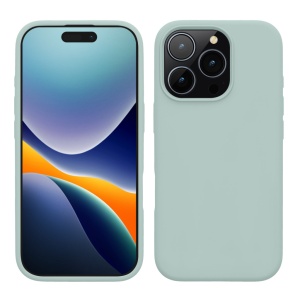 Husa Kwmobile pentru Apple iPhone 16 Pro, Verde deschis, Silicon, KWM000022TW012C - Img 1
