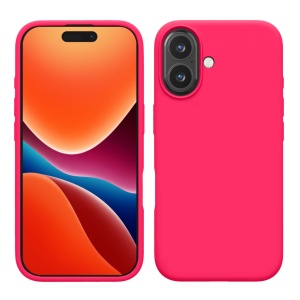 Husa Kwmobile pentru Apple iPhone 16, Roz, Silicon, KWM000022TU001C - Img 1