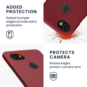 Husa Kwmobile pentru Google Pixel 2 XL, Violet, Silicon, KWM000008JS002C - Img 4