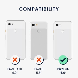 Husa Kwmobile pentru Google Pixel 3a, Albastru deschis, Silicon, KWM000009OS030C - Img 6