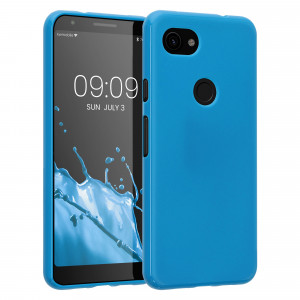 Husa Kwmobile pentru Google Pixel 3a, Silicon, Albastru, 47590.224 - Img 1
