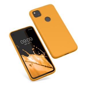 Husa Kwmobile pentru Google Pixel 4a, Portocaliu, Silicon, KWM000011JE042C - Img 2