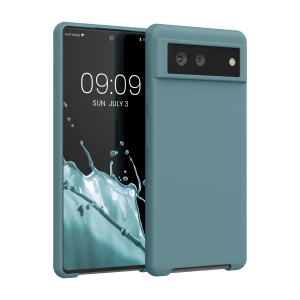 Husa Kwmobile pentru Google Pixel 6, Verde inchis, Silicon, KWM000013EZ058C - Img 1
