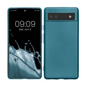 Husa Kwmobile pentru Google Pixel 6a, Albastru, Silicon, KWM000015LB019C - Img 1