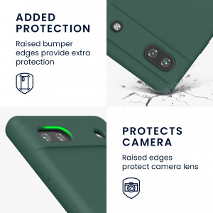 Husa kwmobile pentru Google Pixel 6a, Silicon, Verde, 57815.166 - Img 4