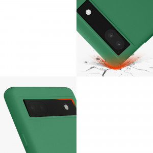 Husa Kwmobile pentru Google Pixel 6a, Silicon, Verde, 58053.227 - Img 8