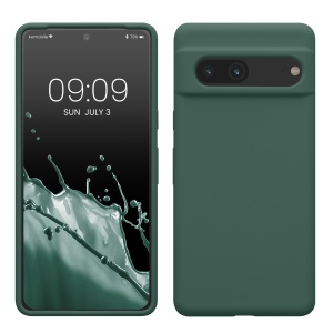 Husa Kwmobile pentru Google Pixel 7, Verde, Silicon, KWM0000171I039C - Img 1