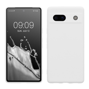 Husa Kwmobile pentru Google Pixel 7a, Alb, Silicon, KWM000019YF015C - Img 1