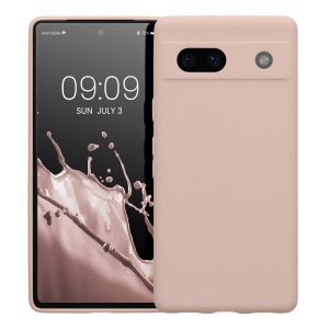 Husa Kwmobile pentru Google Pixel 7a, Crem, Silicon, KWM000019YF014C - Img 2