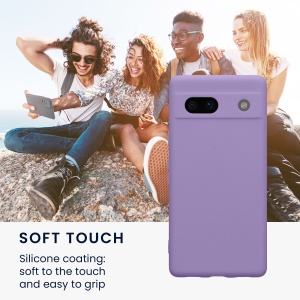 Husa Kwmobile pentru Google Pixel 7a, Mov, Silicon, KWM000019YF032C - Img 3