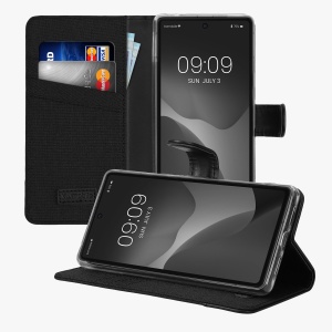 Husa Kwmobile pentru Google Pixel 7a, Negru, Textil, KWM000020HX002C - Img 4