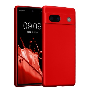 Husa Kwmobile pentru Google Pixel 7a, Rosu, Silicon, KWM000019YG012C - Img 1