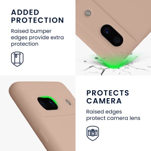 Husa Kwmobile pentru Google Pixel 7a, Roz, Silicon, KWM000019YE032C - Img 3