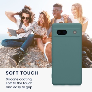 Husa Kwmobile pentru Google Pixel 7a, Verde deschis, Silicon, 61598.207 - Img 3