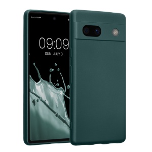 Husa Kwmobile pentru Google Pixel 7a, Verde, Silicon, 61599.14 - Img 1