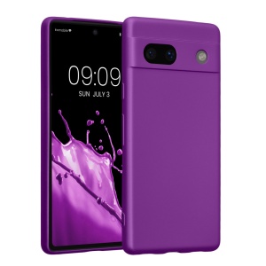 Husa Kwmobile pentru Google Pixel 7a, Violet, Silicon, KWM000019YG011C - Img 1