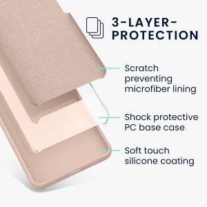 Husa Kwmobile pentru Google Pixel 8, Crem, Silicon, KWM000020JF012C - Img 5