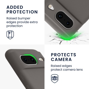 Husa Kwmobile pentru Google Pixel 8, Gri, Silicon, KWM0000208F021C - Img 10