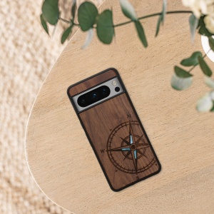 Husa Kwmobile pentru Google Pixel 8 Pro, Maro/Albastru, Lemn, KWM0000209C003C - Img 10
