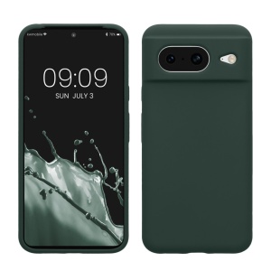 Husa Kwmobile pentru Google Pixel 8, Verde inchis, Silicon, KWM000020JF028C - Img 1