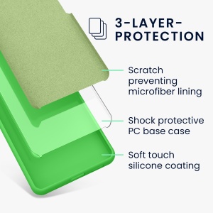 Husa Kwmobile pentru Google Pixel 8, Verde, Silicon, KWM0000208F022C - Img 5