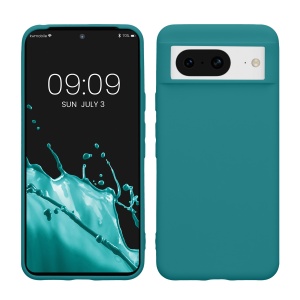 Husa Kwmobile pentru Google Pixel 8, Verde, Silicon, KWM0000208H010C - Img 1