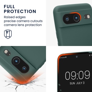 Husa Kwmobile pentru Google Pixel 8, Verde, Silicon, KWM0000208L026C - Img 4
