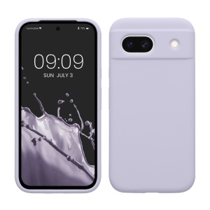 Husa Kwmobile pentru Google Pixel 8a, Mov deschis, Silicon, KWM000020KQ055C - Img 1
