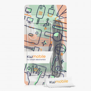 Husa Kwmobile pentru Honor X7, Silicon, Transparent/Negru, 58423.01 - Img 8