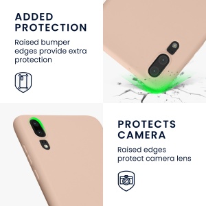 Husa Kwmobile pentru Huawei P20, Crem, Silicon, KWM000008PX012C - Img 3