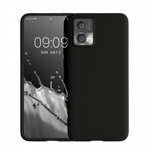 Husa kwmobile pentru Motorola Edge 30 Neo, Silicon, Negru, 60081.47 - Img 2