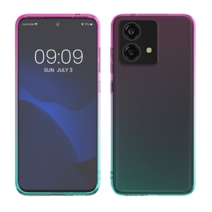 Husa Kwmobile pentru Motorola Edge 40 Neo, Multicolor, Silicon, KWM000022WB001C - Img 1