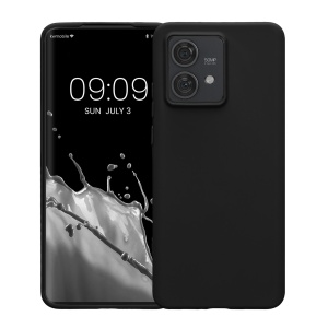 Husa Kwmobile pentru Motorola Edge 40 Neo, Negru, Silicon, KWM000022NU003C - Img 2