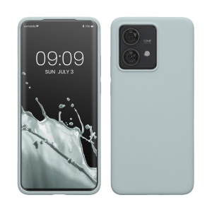 Husa Kwmobile pentru Motorola Edge 40 Neo, Verde deschis, Silicon, KWM000022NV004C - Img 1
