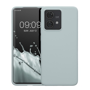 Husa Kwmobile pentru Motorola Edge 40 Neo, Verde deschis, Silicon, KWM000022NV004C - Img 2