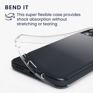 Husa Kwmobile pentru Motorola Moto E13, Transparent, Silicon, 61625.03 - Img 6