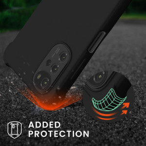 Husa Kwmobile pentru Motorola Moto G22, Silicon, Negru, 58210.01 - Img 3