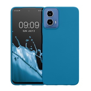 Husa Kwmobile pentru Motorola Moto G34, Albastru, Silicon, KWM000022QU003C - Img 2