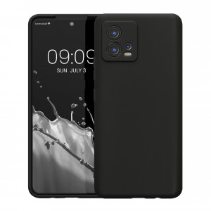 Husa kwmobile pentru Motorola Moto G72, Silicon, Negru, 60342.47 - Img 2