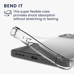 Husa Kwmobile pentru Motorola ThinkPhone, Transparent, Silicon, KWM000022NA001C - Img 6