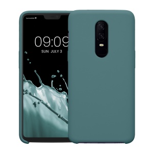 Husa Kwmobile pentru OnePlus 6, Verde deschis, Silicon, KWM0000099A035C - Img 2