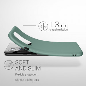 Husa Kwmobile pentru OnePlus 9, Silicon, Verde, 55726.166 - Img 3