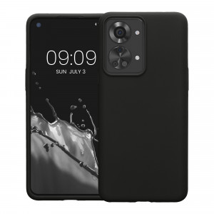 Husa Kwmobile pentru OnePlus Nord 2T, Silicon, Negru, 58764.01 - Img 2